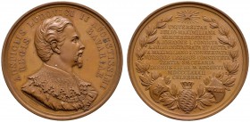 Altdeutsche Münzen und Medaillen 
 Würzburg-Stadt 
 Bronzemedaille 1882 von J. Ries, auf das 300-jährige Jubiläum der Universität Würzburg. Wie vorh...
