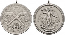 Thematische Medaillen 
 Deutsches Pistolen-Bundesschießen 
 6. Deutsches Pistolen-Bundesschießen zu Zeitz 1907. Tragbare, mattierte Silbermedaille v...