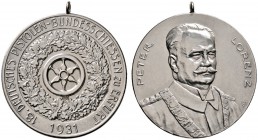 Thematische Medaillen 
 Deutsches Pistolen-Bundesschießen 
 18. Deutsches Pistolen-Bundesschießen zu Erfurt 1931. Tragbare, mattierte Silbermedaille...