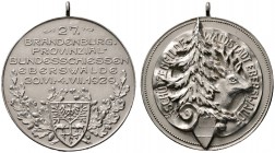 Thematische Medaillen 
 Brandenburgisches Bundes- und Provinzschießen 
 27. Brandenburgisches Provinzial-Bundesschießen zu Eberswalde 1929. Tragbare...