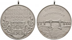 Thematische Medaillen 
 Norddeutsches Bundesschießen 
 51. Norddeutsches Bundesschießen zu Rendsburg 1931. Tragbare, mattierte Silbermedaille unsign...
