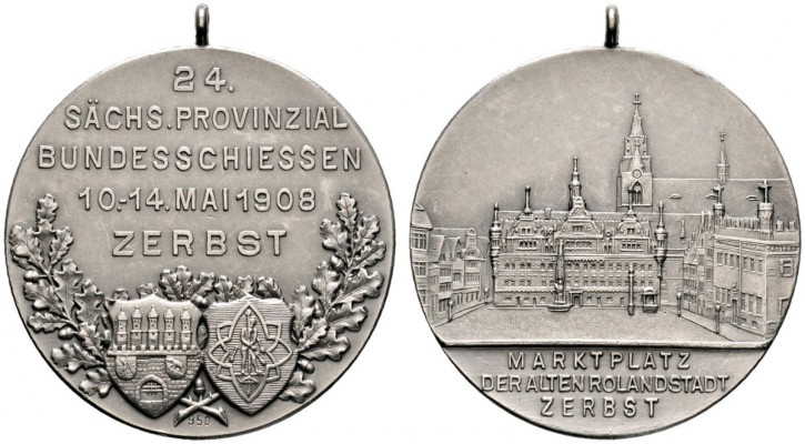 Thematische Medaillen 
 Sächsisches Provinzial-Bundesschießen 
 24. Sächsische...