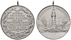 Thematische Medaillen 
 Sächsisches Provinzial-Bundesschießen 
 35. Sächsisches Provinzial-Bundesschießen zu Helmstedt 1929. Tragbare, mattierte Sil...