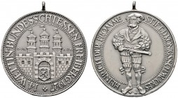 Thematische Medaillen 
 Wettin-Bundesschießen 
 14. Wettin-Bundesschießen zu Freiberg 1927. Tragbare, mattierte Silbermedaille von F. Hörnlein. Stad...
