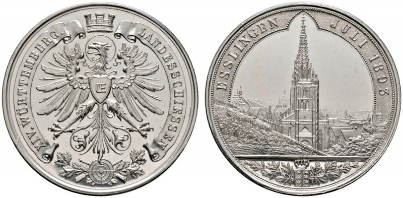 Thematische Medaillen 
 Württembergisches Landesschießen 
 14. Württembergisch...