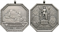 Thematische Medaillen 
 Württembergisches Landesschießen 
 25. Württembergisches Landesschießen zu Stuttgart 1913. Tragbare, mattierte oktogonale Si...