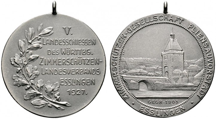 Thematische Medaillen 
 Württembergische Zimmerschützen 
 Landesschießen 
 5....