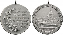 Thematische Medaillen 
 Württembergische Zimmerschützen 
 Landesschießen 
 5. Landesschießen der Württembergischen Zimmerschützen zu Esslingen 1927...