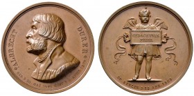 Thematische Medaillen 
 Medaillen und Plaketten auf Albrecht Dürer 
 Bronzemedaille 1828 von D. Burgschmiet, auf seinen 300. Todestag. Brustbild nac...