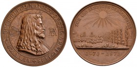 Thematische Medaillen 
 Medaillen und Plaketten auf Albrecht Dürer 
 Bronzemedaille 1871 von L.Chr. Lauer, auf seinen 400. Geburtstag. Brustbild nac...