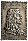 Thematische Medaillen 
 Medaillen und Plaketten auf Albrecht Dürer 
 Einseitige, versilberte Bronzeplakette o.J. (vor 1900) von L.Chr. Lauer. Brustb...