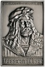 Thematische Medaillen 
 Medaillen und Plaketten auf Albrecht Dürer 
 Einseitige Silberplakette o.J. (um 1900) von L.Chr. Lauer. Brustbild mit Barett...