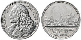 Thematische Medaillen 
 Medaillen und Plaketten auf Albrecht Dürer 
 Aluminiummedaille 1921 von C. Balmberger, auf seinen 450. Geburtstag. Brustbild...