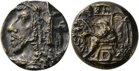 Thematische Medaillen 
 Medaillen und Plaketten auf Albrecht Dürer 
 Weitere moderne Medaillen 
 Bronzegußmedaille 1982 von Louis E.J. Metz. Brustb...