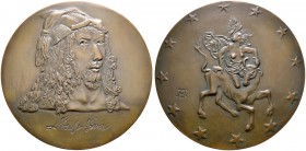 Thematische Medaillen 
 Medaillen und Plaketten auf Albrecht Dürer 
 Weitere moderne Medaillen 
 Große Bronzegußmedaille o.J. (um 2000) von H. von ...