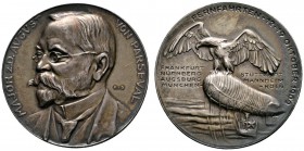 Thematische Medaillen 
 Medaillen von Karl Goetz 
 Silbermedaille 1909. Auf die Luftschiff-Fernfahrten des Majors a.D. August von Parseval. Dessen B...