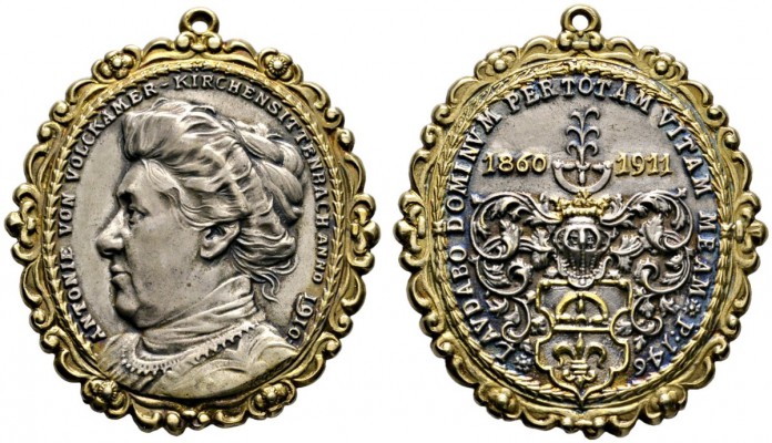 Thematische Medaillen 
 Medaillen von Karl Goetz 
 Tragbare, ovale Silbermedai...