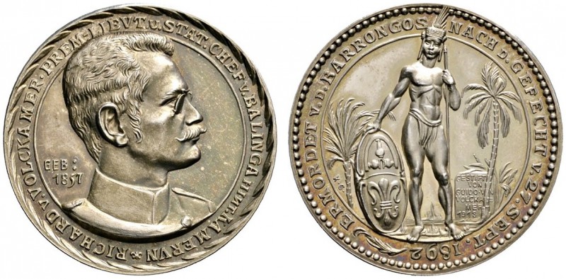 Thematische Medaillen 
 Medaillen von Karl Goetz 
 Silbermedaille 1913. Auf Le...