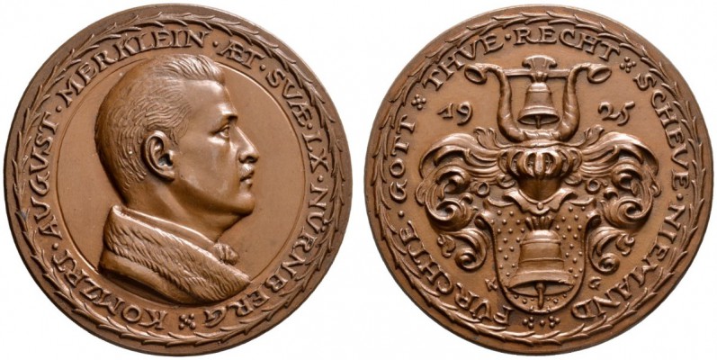 Thematische Medaillen 
 Medaillen von Karl Goetz 
 Bronzemedaille 1925. Auf de...