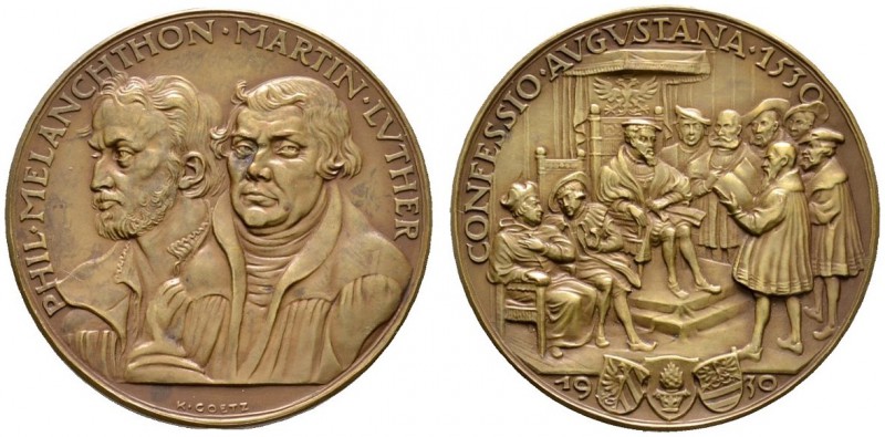 Thematische Medaillen 
 Medaillen von Karl Goetz 
 Bronzemedaille 1930. Auf di...