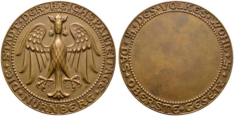 Thematische Medaillen 
 Medaillen von Karl Goetz 
 Bronzegußmedaille o.J. (um ...