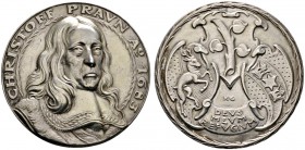 Thematische Medaillen 
 Medaillen von Karl Goetz 
 Silbergußmedaille o.J. (1943). Auf den 260. Todestag des Nürnberger Patriziers Christoph Praun. D...