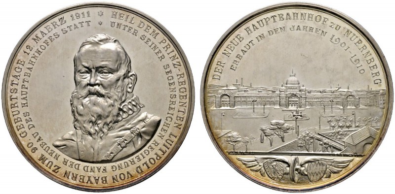 Thematische Medaillen 
 Medaillen von Karl Goetz 
 Silbermedaille 1911. Auf de...