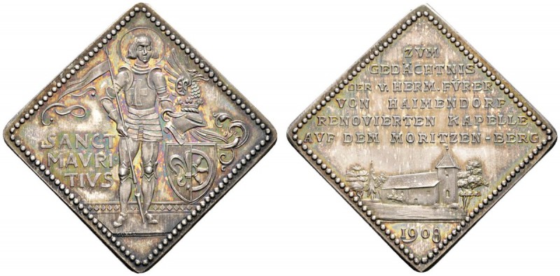 Thematische Medaillen 
 Medaillen von Karl Goetz 
 Silberne Medaillenklippe 19...