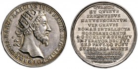 Thematische Medaillen 
 MEDAILLEURE 
 Christian Wermuth (1661-1739) 
 Silberne Suitenmedaille o.J. auf den römischen Kaiser Marcius (nach 244). Des...