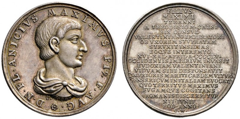 Thematische Medaillen 
 MEDAILLEURE 
 Christian Wermuth (1661-1739) 
 Silbern...