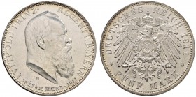 Deutsche Münzen und Medaillen ab 1871 
 Silbermünzen des Kaiserreiches 
 Bayern 
 Luitpold, Prinzregent 1911 
 5 Mark 1911 D. 90. Geburtstag. J. 5...