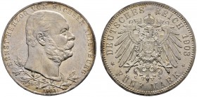 Deutsche Münzen und Medaillen ab 1871 
 Silbermünzen des Kaiserreiches 
 Sachsen-Altenburg 
 Ernst 1853-1908 
 5 Mark 1903 A. Regierungsjubiläum. ...