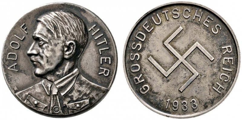 Deutsche Münzen und Medaillen ab 1871 
 Drittes Reich 
 Versilberte Bronzemeda...