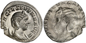 (244-248 d.C.). Otacilia Severa. Antoniniano. 3,73 g. Rara. MBC+.
