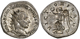 (253 d.C.). Emiliano. Antoniniano. (Spink 9846) (S. 53) (RIC. 11). 3,09 g. Muy escasa. EBC-.
