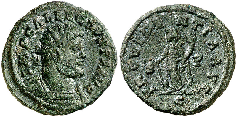(293-295 d.C.). Alecto. Antoniniano. (Spink 13834 var) (Co. 55) (RIC. 110). 4,54...