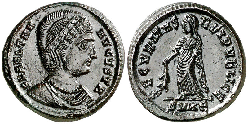(325-326 d.C.). Helena. Heraclea. AE 18. (Spink 16613) (Co. 12) (RIC. 79). 3,08 ...