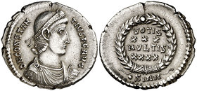 (357-361 d.C.). Constancio II. Sirmium. Siliqua. (Spink 17954) (S. 342-3 var) (RIC. 66 var). 3,18 g. Ex Colección Manuela Etcheverría. EBC-.