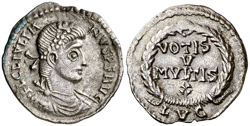 (360-361 d.C.). Juliano II. Lugdunum. Siliqua. (Spink 19130) (S. 163a) (RIC. 218...