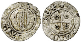 Alfons III (1327-1336). Sardenya (Villa di Chiesa). Alfonsí menut. (Cru.V.S. 371) (Cru.C.G. 2189) (MIR 113). 0,47 g. Rara. MBC-.