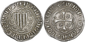 Pere III (1336-1387). Sardenya. Alfonsí. (Cru.V.S. 457.1) (Cru.C.G. 2269a). 3,14 g. Bella. Ex Áureo & Calicó 22/09/2011, nº 432. Ex Colección Manuela ...