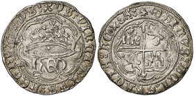Enrique IV (1454-1474). Cuenca. Real de anagrama. (AB. 710.3). 3,43 g. Orlas lobulares. Bella. Rara. EBC-.