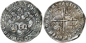 Enrique IV (1454-1474). Sevilla. Real de anagrama. (AB. 713.1). 3,37 g. Pátina. MBC+.