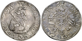 1546. Carlos I. Campen. 1 taler. (Dav. 9365). 28,53 g. Bonita pátina. MBC+.