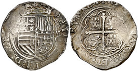 s/d. Felipe II. México. O. 4 reales. (Cal. 333). 13,71 g. Bonito color. MBC-.