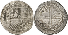 s/d (hacia 1578-1579). Felipe II. Potosí. B/C. 8 reales. (Cal. 139 como Lima, sim) (Paoletti 61). 27,60 g. Atractiva. MBC+.