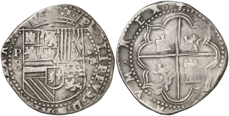 s/d (1578-1586). Felipe II. Potosí. B/?. 8 reales. (Cal. 139, como Lima) (Paolet...