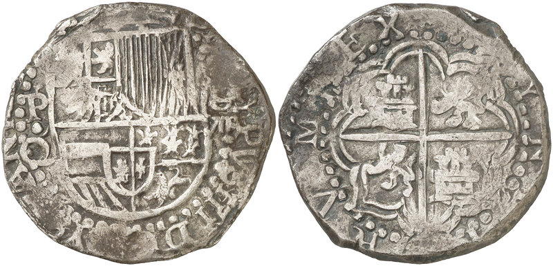 s/d (1612-1616). Felipe III. Potosí. Q. 8 reales. (Cal. 125) (Paoletti 132 sim)....