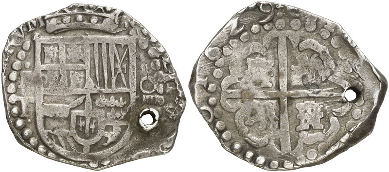 1629. Felipe IV. Potosí. T. 8 reales. (Cal. 470) (Paoletti 181). 27,14 g. Valor ...