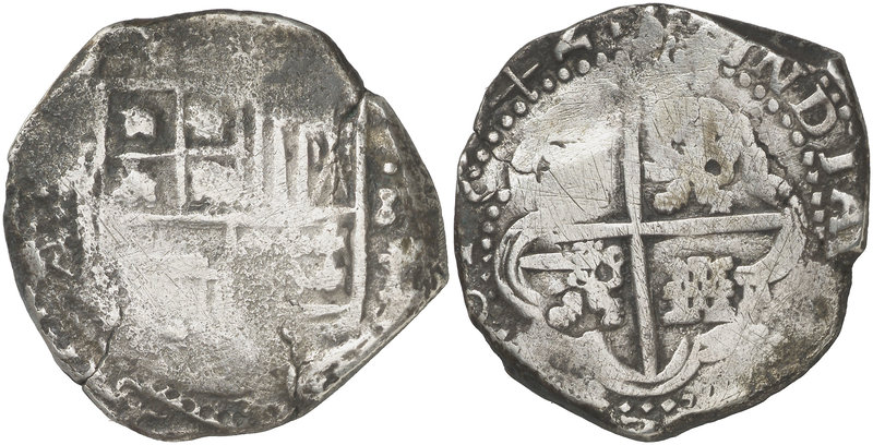 1642. Felipe IV. Potosí. FR. 8 reales. (Cal. 487, mal descrito) (Paoletti 215). ...
